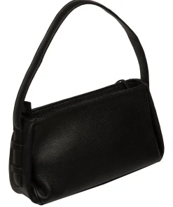 Rosamund' Black Leather Grab Bag