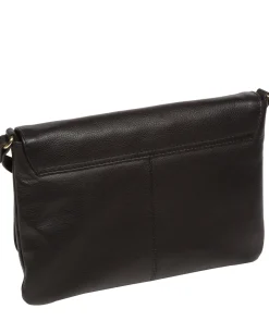 Ruby' Black Nappa Leather Cross Body Bag