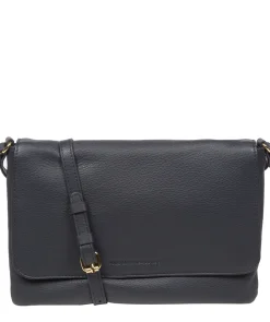 Ruby' Navy Nappa Leather Cross Body Bag