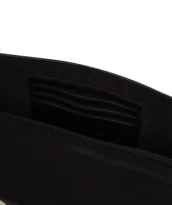 Sabina' Black Leather Grab Bag