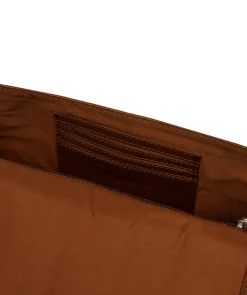 Sabina' Rich Tan Leather Grab Bag