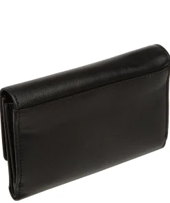 Sarah' Black Leather Purse