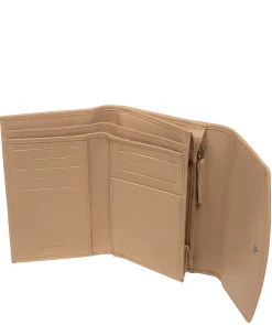 Sarah' Latte Leather Purse