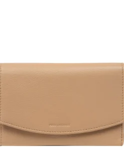 Sarah' Latte Leather Purse