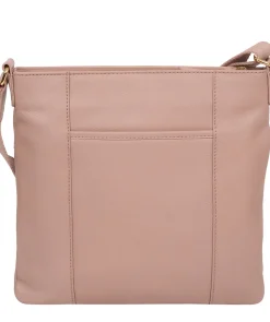 Soames' Blush Pink Leather Cross Body Bag