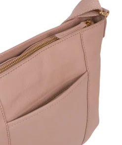 Soames' Blush Pink Leather Cross Body Bag