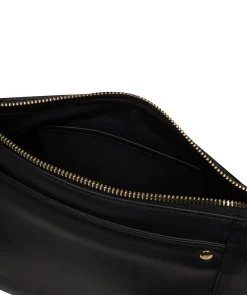 Sofia' Black Leather Cross Body Bag