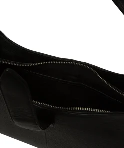 Suki' Black Leather Evening Bag