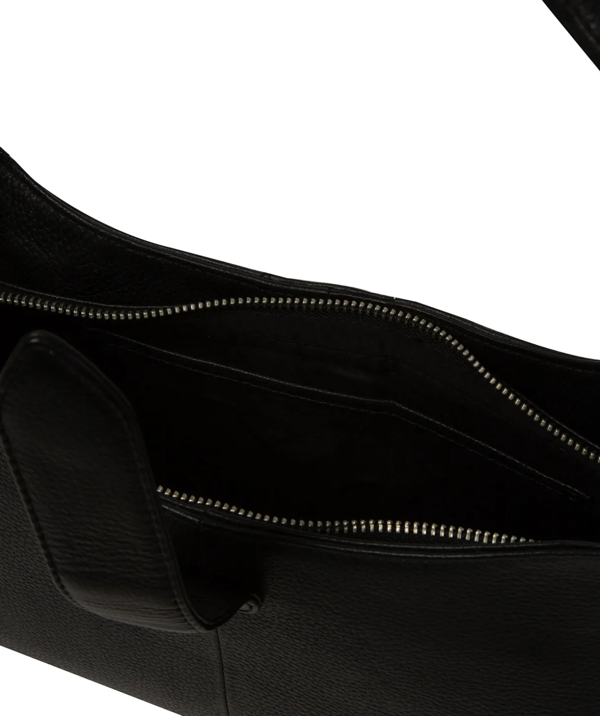 Suki' Black Leather Evening Bag