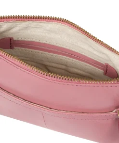 Sweetie' Blush & Orchid Leather Cross Body Bag