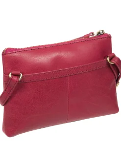Sweetie' Orchid Leather Cross Body Bag