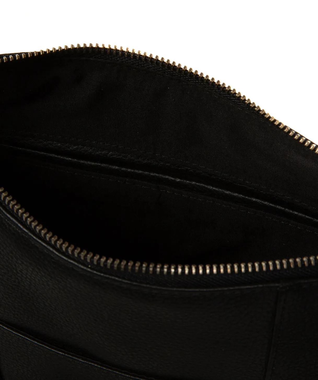 Sylvie' Black Leather Shoulder Bag