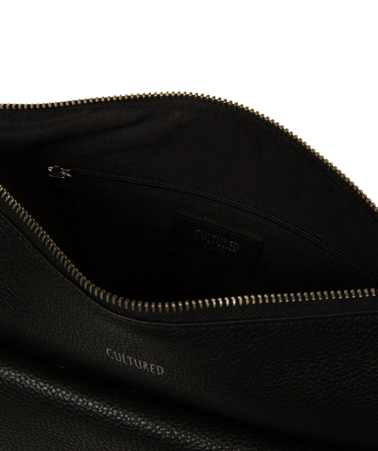 Sylvie' Black Leather Shoulder Bag