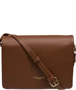 Tammy' Chestnut Leather Cross Body Bag