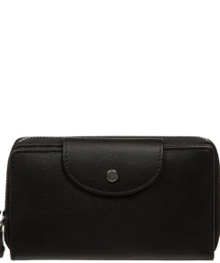 Tara' Black Leather Purse