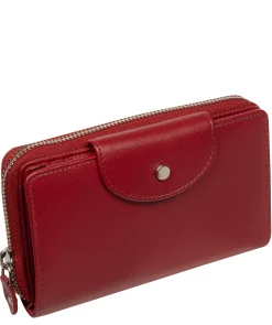 Tara' Red Leather Purse