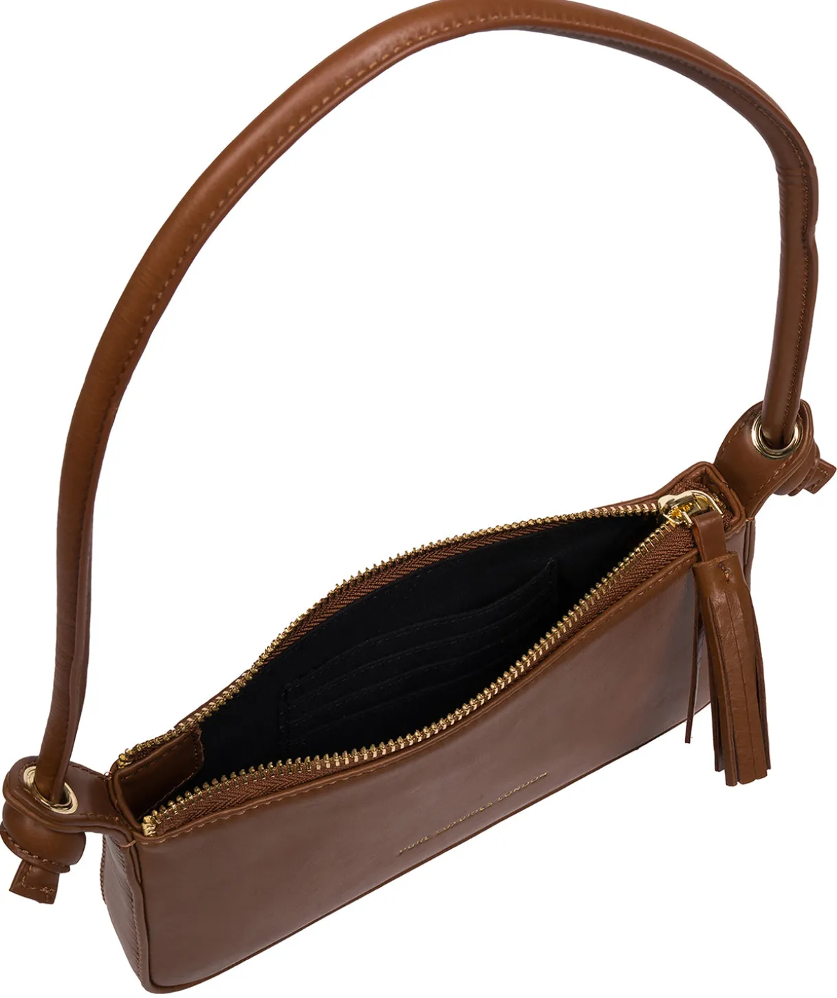 Taylor' Chestnut Nappa Leather Evening Phone Bag