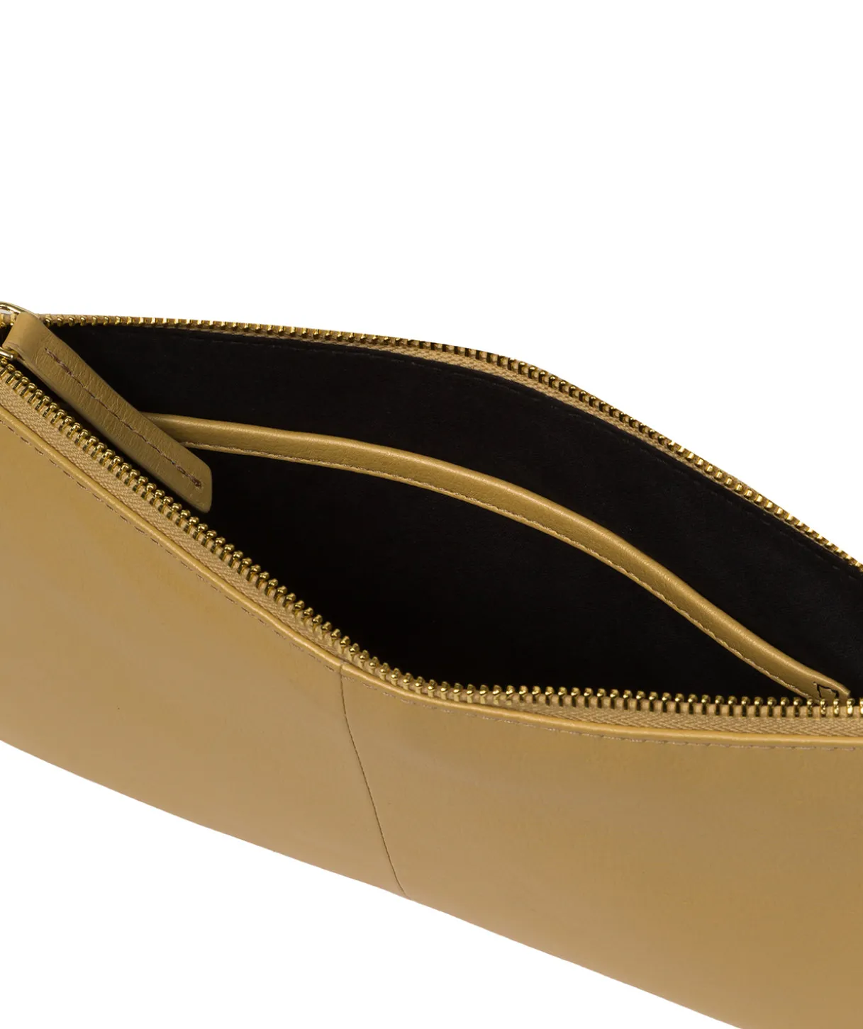 Wilmslow' Metallic Gold Nappa Leather Clutch Bag