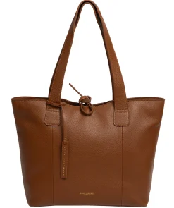 Windsor' Tan Leather Tote Bag