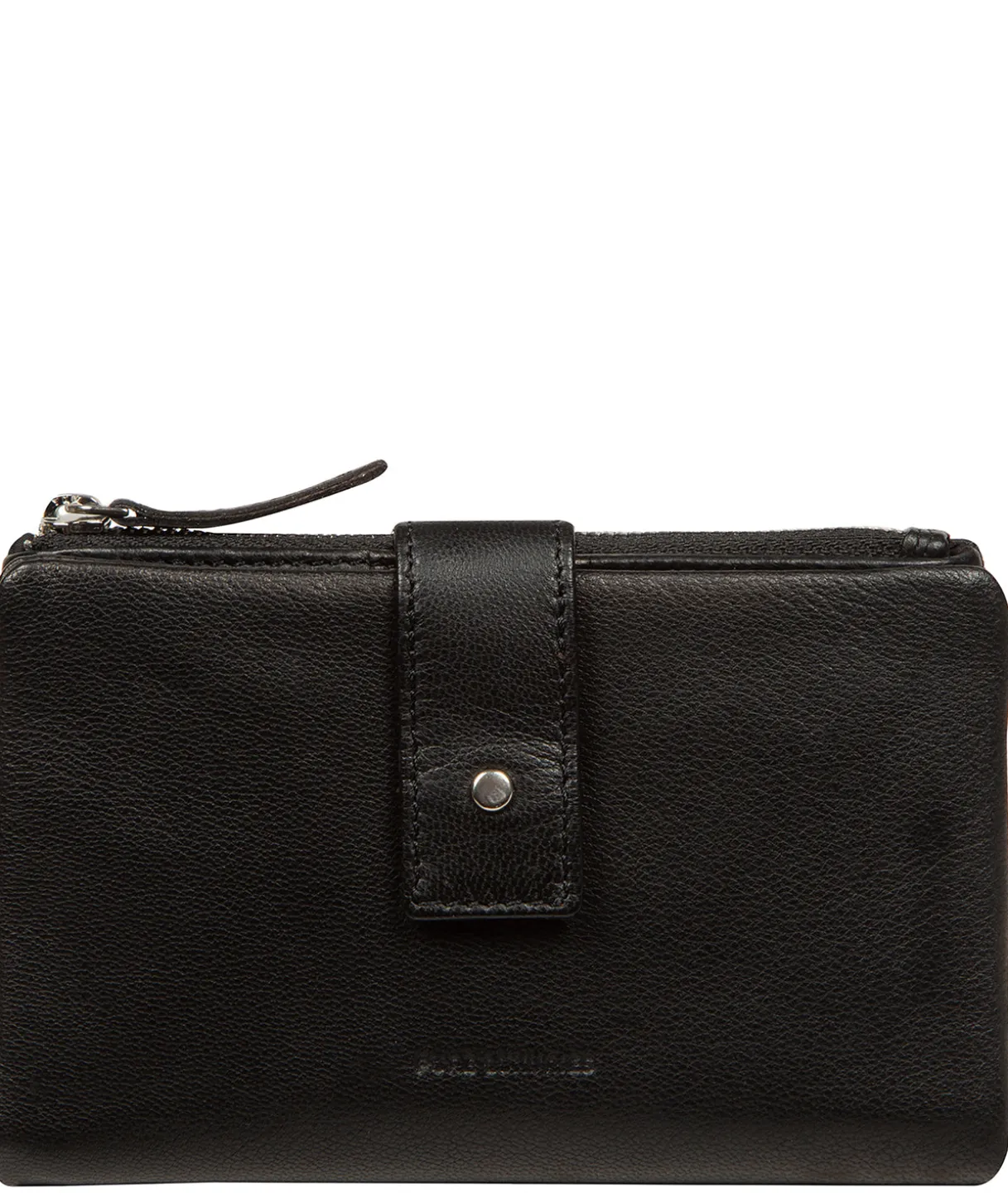 Zaraia' Black Leather Purse