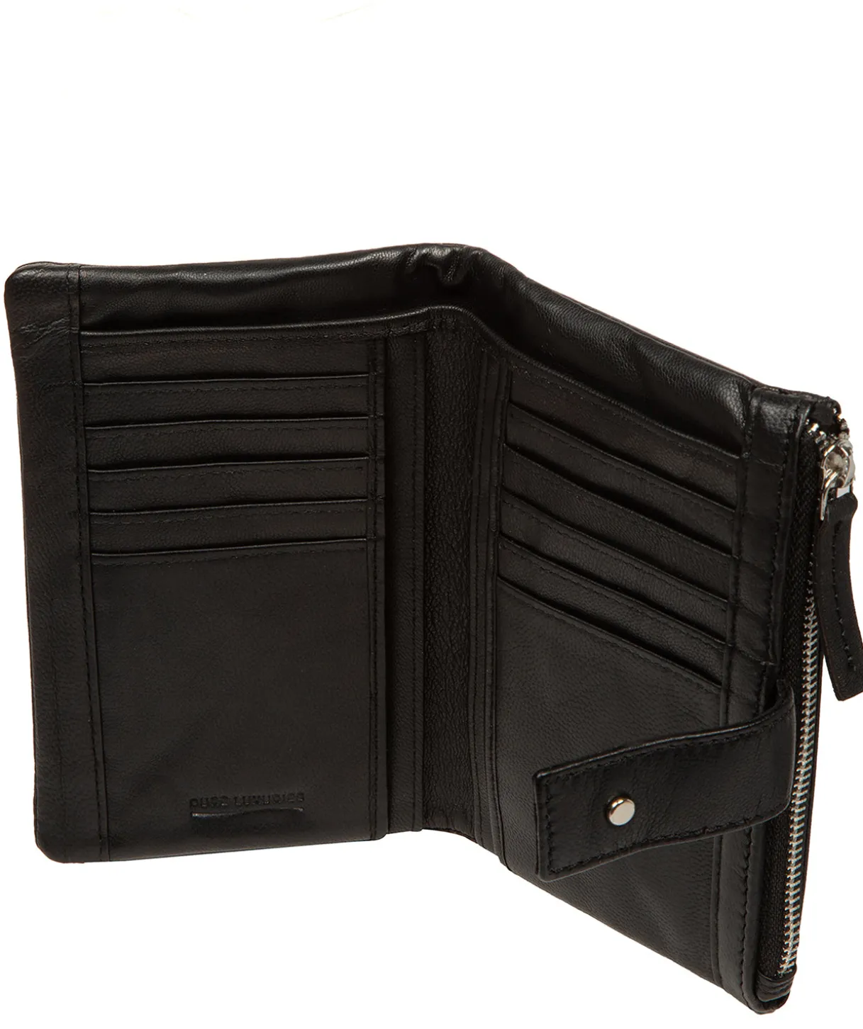 Zaraia' Black Leather Purse